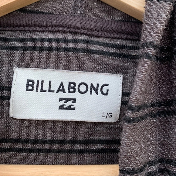 Billabong boys large great with black stripes hoodie - Picture 3 of 6